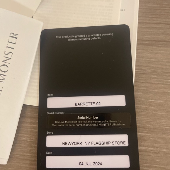 GENTLE MONSTER Silver Crystal Glasses - Picture 4 of 4